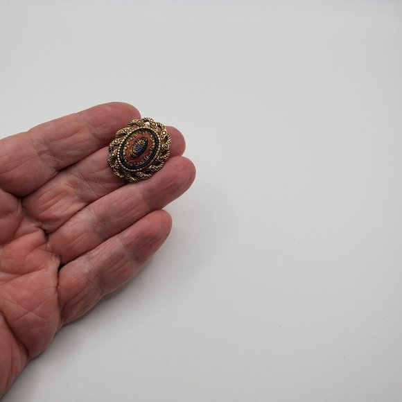 Vintage Sarah Coventry Moroccan Matrix Art Ring - Picture 3 of 6